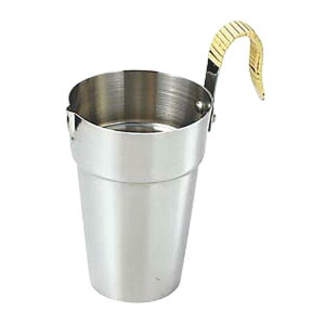 【1個】飲食店備品 18-8酒タンポ 籐巻 1合 00510164