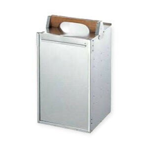 【1個】飲食店備品 アルミ出前箱 縦型 2段 00510214