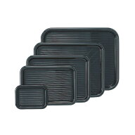 【1個】サービス用品 MT-009 マジックトレー 角型 小 10インチ 黒 PP袋入 00510476