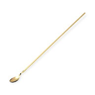 【1個】バー用品 18-10 ブロアム マドラースプーン ゴールド 小 フォーク無 00513314