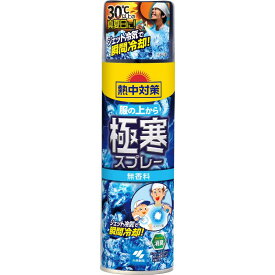 【24本】冷感グッズ 熱中対策服の上から極寒スプレー無香料 小林製薬 00782615