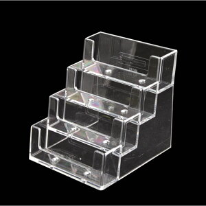 【120点】売場備品 カードホルダー 4BC93(名刺ヨコ4段) 友屋 00806460