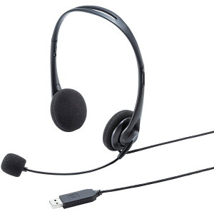 �y���[�J�[����T�z SANWA�@USB�w�b�h�Z�b�g�@MM-HSU09BK