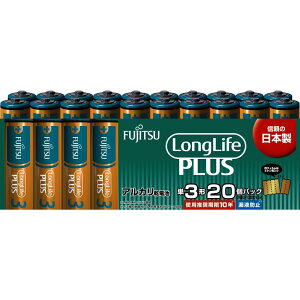 FDK �A���J�����d�r�P3 Long Life Plus 20�p�b�N LR6LP�i20S�j