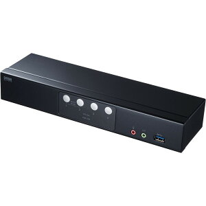 SANWA�@DisplayPort�Ή��p�\�R�������ؑ֊�i4�F1�j�@SW-KVM4HDPU