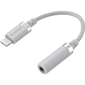 �y���[�J�[����T�z ELECOM�@Lightning�|���a3�D5mm�X�e���I�~�j�W���b�N�ϊ��P�[�u���i���ϋv�j�@MPA-L35S01WH