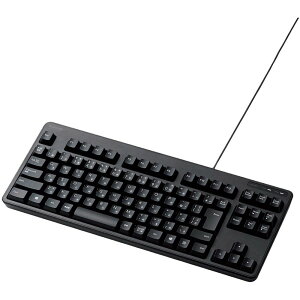 �y���[�J�[����T�z ELECOM�@�L���R���p�N�g�L�[�{�[�h�@TK-FCM103BK