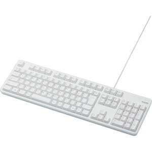 �y���[�J�[����T�z ELECOM�@�L���t���L�[�{�[�h�@TK-FCM104WH