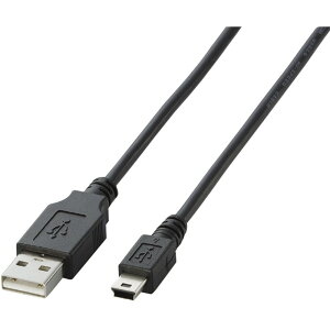ELECOM EURoHS�w�ߏ���USB2.0�P�[�u��1.5m�i�u���b�N�j U2C-M15BK