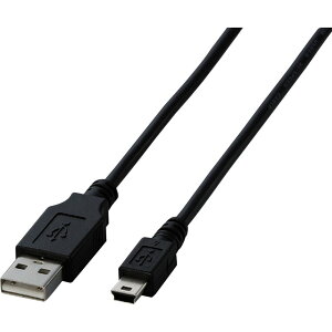 ELECOM EURoHS�w�ߏ���USB2.0�P�[�u��3.0m�i�u���b�N�j U2C-M30BK