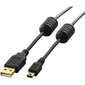 ELECOM EURoHS�w�ߏ���USB2.0�P�[�u��5.0m�u���b�N U2C-MF50BK
