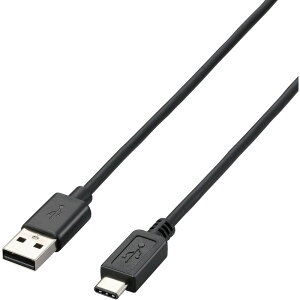 ELECOM USB2.0�P�[�u�� A-�^�C�vC �m�[�}�� 1m �u���b�N U2C-AC10BK