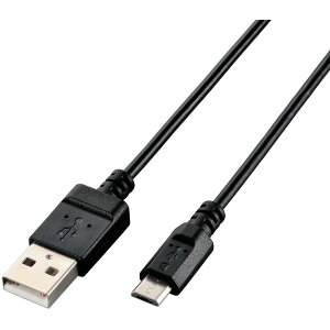 ELECOM�@�G�RUSB2�D0�P�[�u���@A�|MicroB�@1�D5m�@�u���b�N�@U2C-JAMB15BK