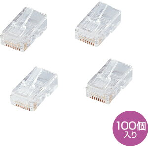 SANWA RJ-45�R�l�N�^�iCAT5e�P���p�j ADT-RJ45-100LN