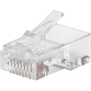 �y���[�J�[����T�z ELECOM�@RJ45�R�l�N�^�@CAT6�ECAT6A�Ή��@�P���E�������Ή��@100����@LD-6RJ45T100