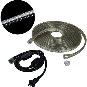 NICHIDO�@�я�LED�Ɩ��@LED�R�l�N�g���C���@���ʔ����@10m�@���@�V���R���^�C�v�@LECS-R10LA-W
