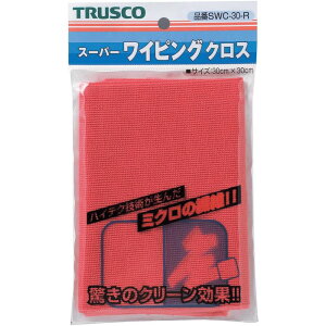 TRUSCO�@�X�[�p�[���C�s���O�N���X�@300mmX300mm�@SWC-30 R(���b�h)(300X300MM)
