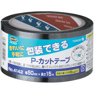 TERAOKA P-�J�b�g�e�[�v NO.4142 50mm×15M �� 4142 BK-50X15