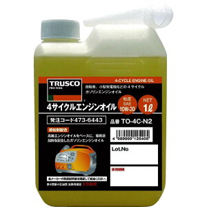 TRUSCO�@4�T�C�N���G���W���I�C��1L�@�S�x10W�|30�@TO-4C-N2