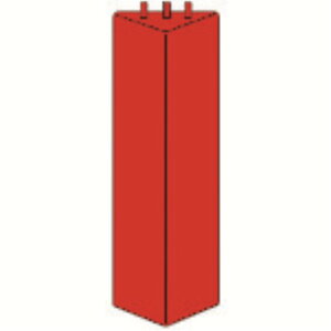 �y���[�J�[����T�z ���j�b�g�@�O�p���W�����n�@ABS�����@315×100mm�@826-17