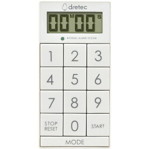 dretec �f�W�^���^�C�}�[�u�X�����L���[�u�v �z���C�g T-617WT