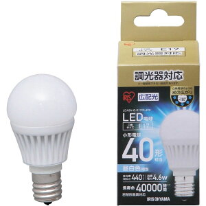 �y���[�J�[����T�z IRIS�@567983�@LED�d���@E17�L�z���^�C�v�@������Ή��@40�`�����@�����F�@LDA5NGE17/D4V3