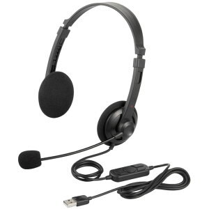 BUFFALO �����w�b�h�o���h���w�b�h�Z�b�g USB�ڑ� �u���b�N BSHSUH12BK