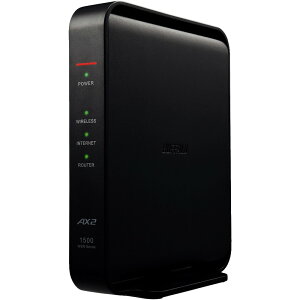 �y���[�J�[����T�z BUFFALO�@Wi�|Fi���[�^�[�@����LAN�e�@11ax�^ac�^n�^a�^g�^b�@1201�{300Mbps�u���b�N55×159×130�@WSR-1500AX2L
