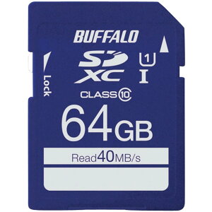 �y���[�J�[����T�z BUFFALO�@�@UHS�|I�@Class1�@SDXC�J�[�h�@64GB�@RSDC-064GU1S