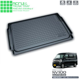 ニッサン NV100クリッパーリオ専用トランクトレイ H27/3月〜 DR17W（ラゲッジマット ラゲージトレイ カーゴマット トランクマット)立体 防水 縁高【釣り/レジャー】 PRO-TECTA