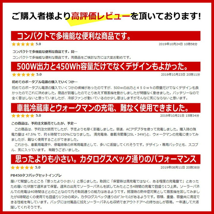 楽天市場 専用バッグプレゼント ポータブル電源 ボルトマジック Pb450 Tough ピービー450タフ ワイルド電源 大容量 三元系 ｎｃｍ バッテリー Pro Tecta プロテクタ プロテクタ楽天市場店