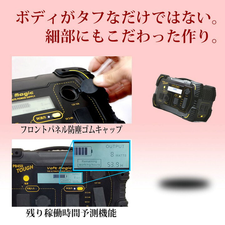 PB450 ポータブル電源 未使用品 ケース付き‼️ 定価48.930円
