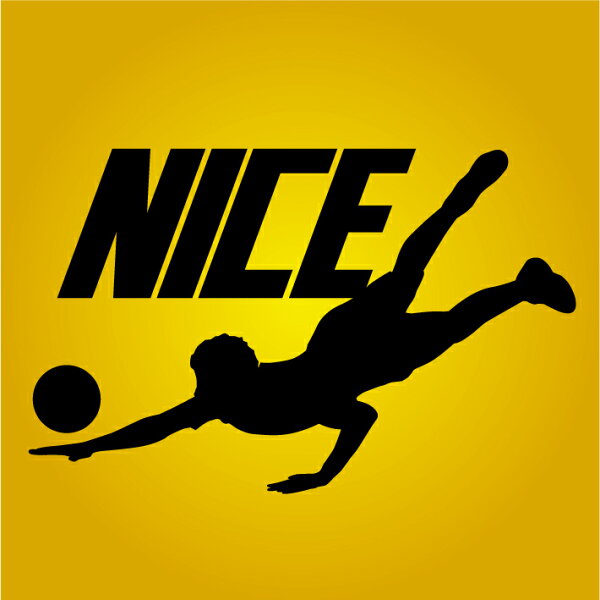 【送料無料（メール便）】ナイス!! (NICE)Ｔシャツ レシーブ編！思わず応援したくなるＴシャツです(笑) /ちょっぴりおちゃめでほっこり＆ほんわかする「Ｔシャツ」です。完全オリジナル受注生産のため、御注文後、発送まで1週間前後かかります。