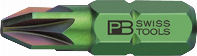 PBスイスツールズ(PB SWISS TOOLS）1/4”HexポジドライブビットPZ2【ナノコート】C6-192-2　　C61922