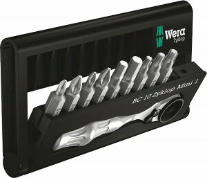 Wera���`�F�b�g���r�b�g�n���h���r�b�g�Z�b�gKK Zyklop Mini1 073645