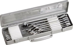 TONE(前田金属工業 トネ) ラチェットめがねレンチセット 10pcs