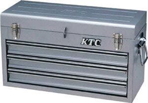 KTC(京都機械) チェスト(3段3引出し)メタリックシルバーSKX0213S SKX0213S