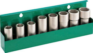 TONE(前田金属工業 トネ) インパクト用ロングソケットセット(壁掛式) 8pcs