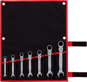 TONE(前田金属工業 トネ) 首振クイックラチェットめがねレンチセット RMFQ700