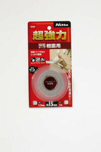 ニトムズ 超強力両面テープ粗面用15×1【1巻】