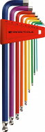 PBスイスツールズボール付ロングレインボー六角レンチセット【ミリ】パック無し212LH-10RB(PB SWISS TOOLS)