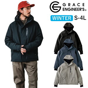 GRACE ENGINEER'S 防風防水防寒ジャケット GE-751 ブリザードシェル エスケー 保温 耐水 透湿 作業着 メンズ レディース