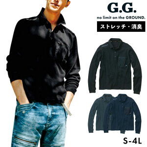 G.GROUND �����|���V���c 3105-50S M L LL 3L 4LG.G �X�g���b�` ���L �C�[�W�[�P�A ���b�t�� ��ƒ� ��ƕ� SOWA