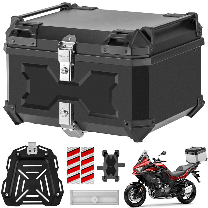 楽天市場】バイク リアボックス 45L 58L おしゃれ 大容量 大型 