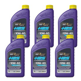 Royal Purple　 ロイヤルパープル　 HPS 10W-40　1QT(946ml)　[6本セット]　超高性能エンジンオイル