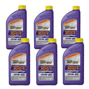 Royal Purple�@ ���C�����p�[�v���@ XPR 20W-50�@1QT(946ml)�@[ 6�{�Z�b�g ]�@�������\�G���W���I�C��