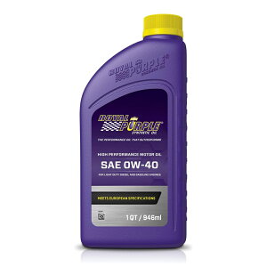 Royal Purple�@ ���C�����p�[�v���@ SAE 0W-40�@1QT(946ml)�@�������\�G���W���I�C��