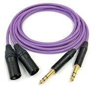 CANARE カナレ 4E6S 【長さ】5.0m【本数】2本【前側プラグ】TRSフォン金【後側プラグ】XLRオス金