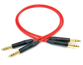 MOGAMI モガミ 2534 【長さ】2.0m【本数】2本【前側プラグ】TRSフォン金【後側プラグ】TRSフォン金