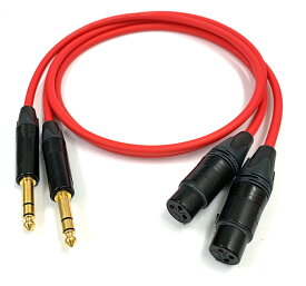 MOGAMI モガミ 2534 【長さ】2.0m【本数】2本【前側プラグ】XLRメス金【後側プラグ】TRSフォン金